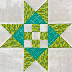 Click here for the Dolly Madison's Star quilt block tutorial in 3 sizes