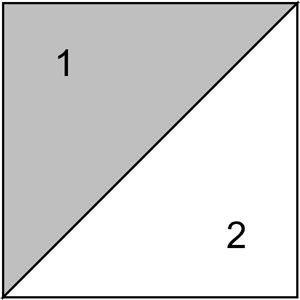 Half Square Triangle unit