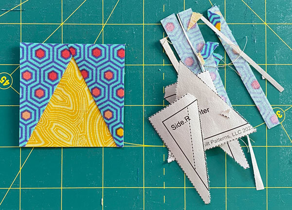 A trimmed TiaS with the paper pattern removed