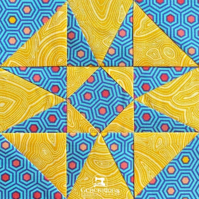 The Doris' Delight quilt block starts here The Doris' Delight quilt block starts here