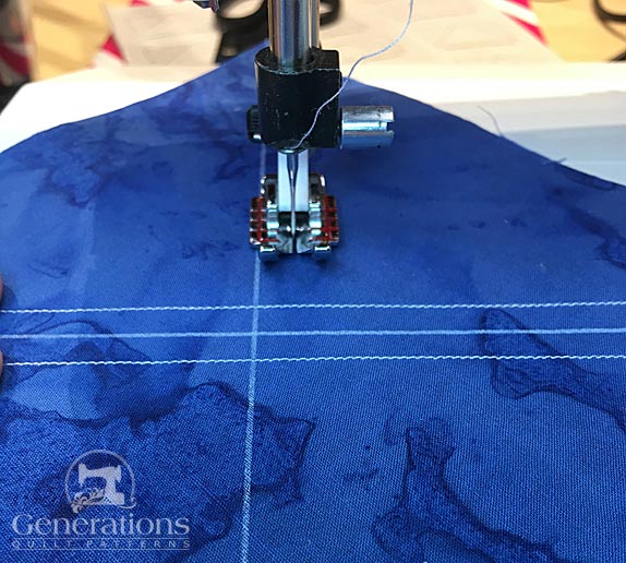 Sew the half square triangles.