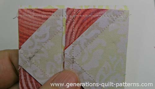 rade the seams to prevent shadowing