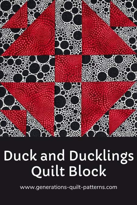 Pin this Duck and Ducklings quilt block tutorial Pin this Duck and Ducklings quilt block tutorial