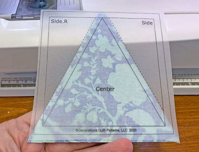Position TiaS.1 on the unprinted side of the pattern Position TiaS.1 on the unprinted side of the pattern