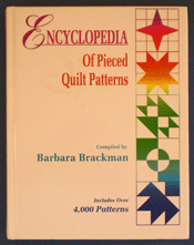 Encyclopedia of Pieced Quilt Patterns by Barbara Brackman