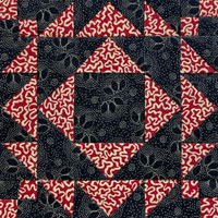 Click here for the Eva's Garden quilt block tutorial in 3 sizes