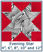 Evening Star quilt block tutorial