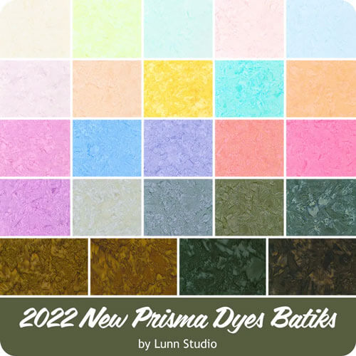 2022 New Prisma Dyes Batiks fabric collection by Lunn Studio for Robert Kaufman