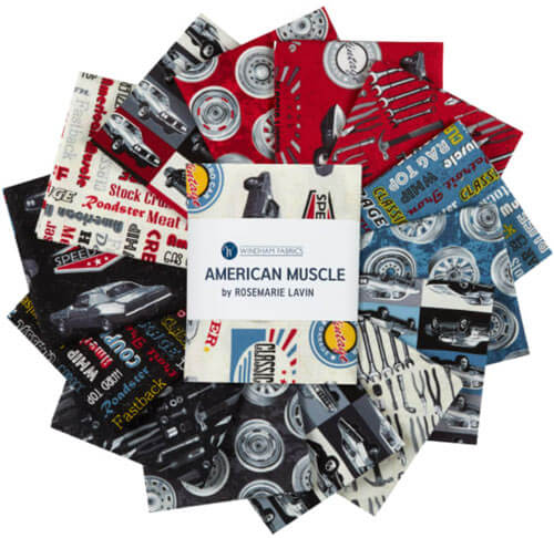 American Muscle fabric collection by Rosemarie Lavin for Windham