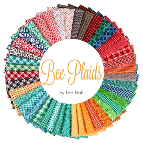 Bee Plaids fabric collection by Lori Holt for Riley Blake