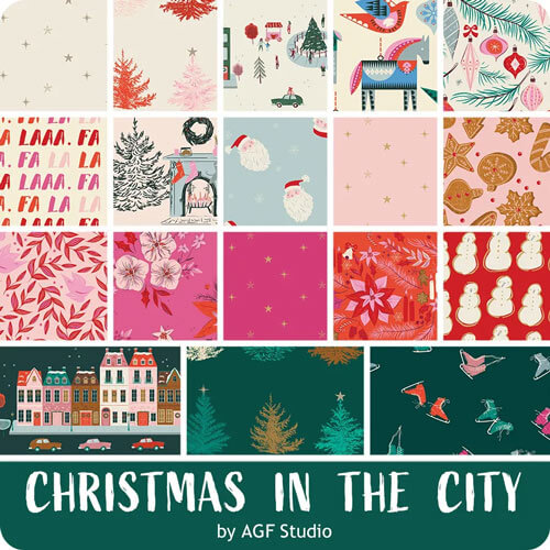 Christmas in the City fabric collection by AGF Studio for Art Gallery Fabrics