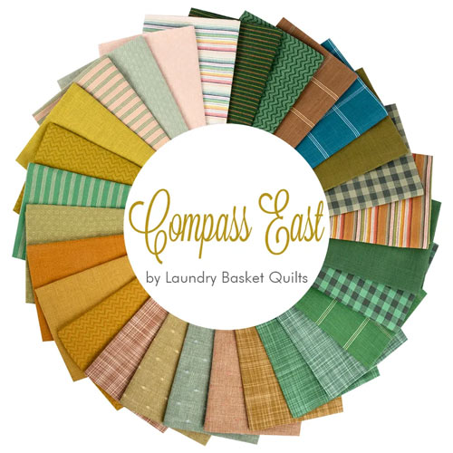 Compass East fabric collection by Laundry Basket Quilts for Andover