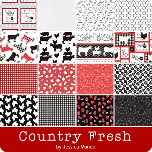 Country Fresh fabric collection by Jessica Mundo for Henry Glass