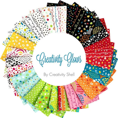 Creativity Glows fabric collection by Creativity Shell for Moda