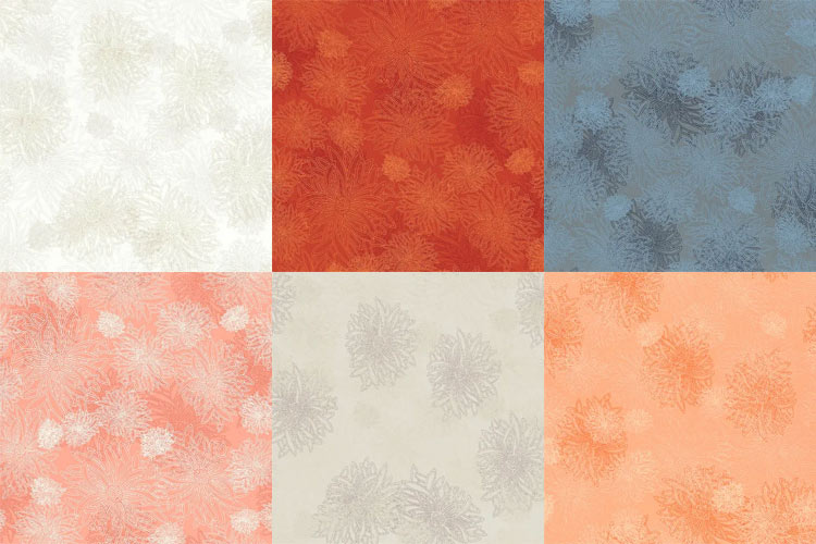 Floral Elements fabric collection for Art Gallery Fabrics