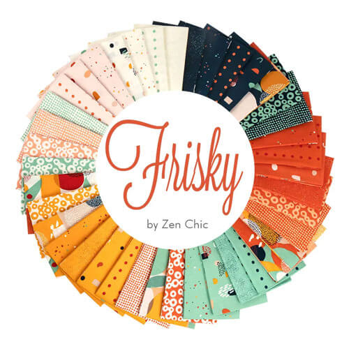 Frisky fabric collection by Zen Chic for Moda