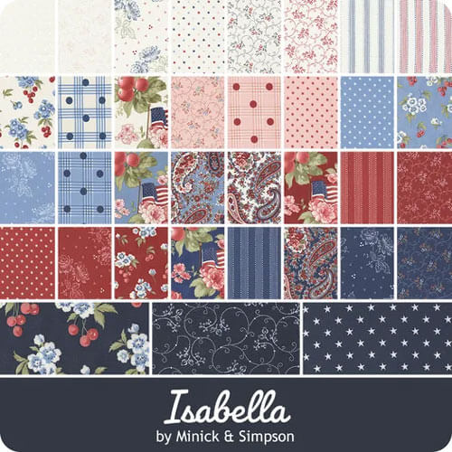 Isabella fabric collection by Minick & Simpson for Moda