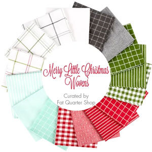 Merry Little Christmas Wovens fabric collection by Bonnie & Camille for Moda