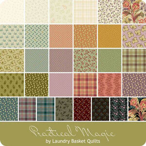 Practical Magic fabric collection by Laundry Basket Quilts for Andover