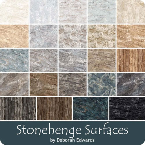 Stonehenge Surfaces fabric collection by Deborah Edwards for Northcott