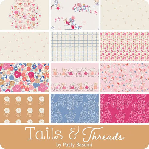 Tails & Threads fabric collection by Patty Basemi for Art Gallery Fabrics