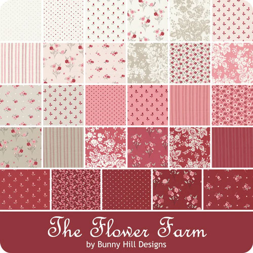 The Flower Farm fabric collection by Bunny Hill Designs for Moda