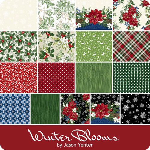 Winter Blooms fabric collection by Jason Yenter for In the Beginning Fabrics