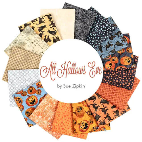 All Hallows Eve fabric collection by Sue Zipkin for Clothworks Fabrics