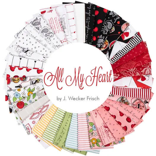 All My Heart fabric collection by J Wecker Frisch for Riley Blake