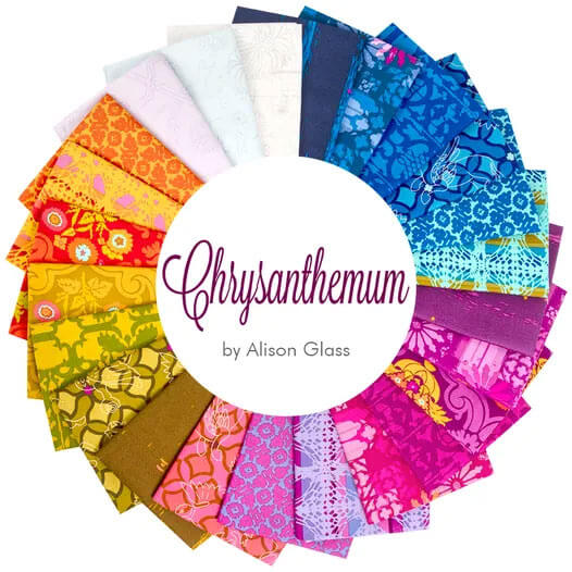 Chrysanthemum fabric collection by Alison Glass for Andover