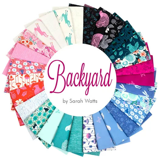 Backyard fabric collection by Sarah Watts for Ruby Star Society
