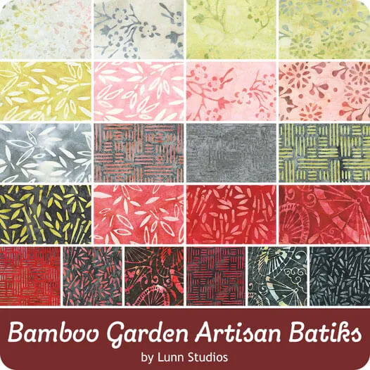 Bamboo Garden Artisan Batiks fabric collection by Lunn Studios for Robert Kaufman