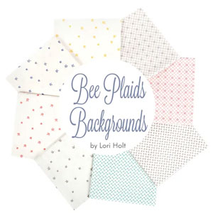 Coordinating Backgrounds FQ Bundle for the Bee Plaids fabric collection by Riley Blake