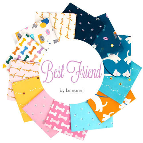 Best Friend fabric collection by Lemonni for Figo Fabrics
