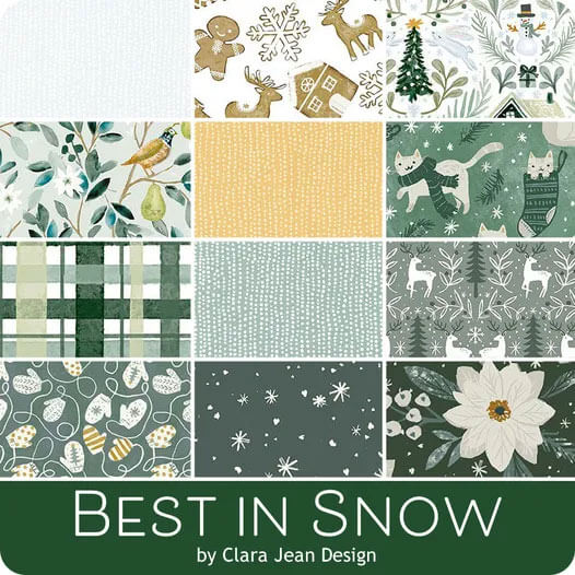 Best in Snow fabric collection by Clara Jean Design for Dear Stella