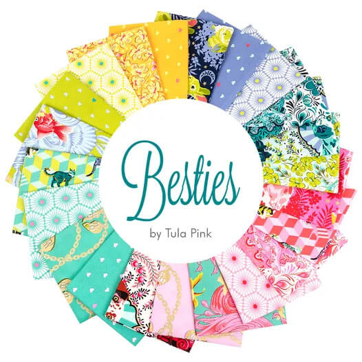 Besties fabric collection by Tula Pink for Free Spirit
