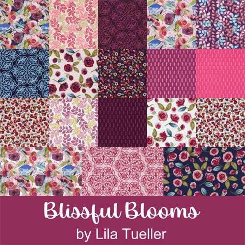 Blissful Blooms fabric collection by Lila Tueller for Riley Blake