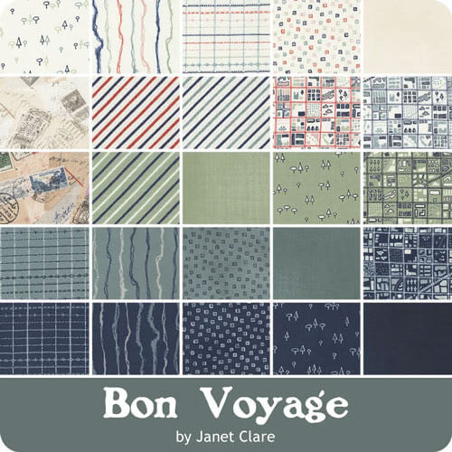 Bon Voyage fabric collection by Janet Clare for Moda