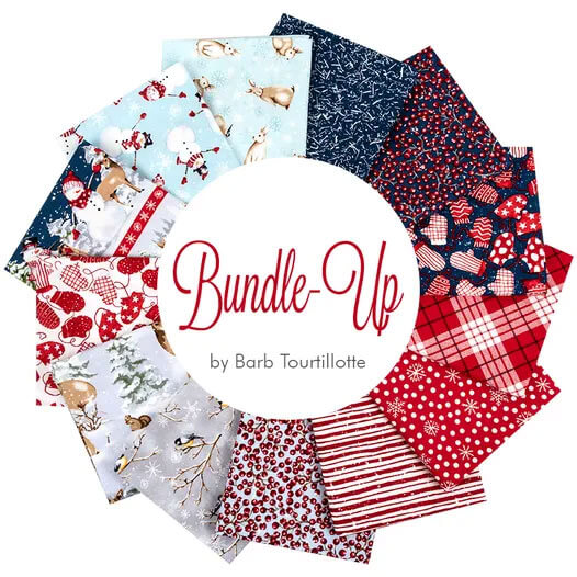 Bundle-Up fabric collection by Barb Tourtillotte for Henry Glass