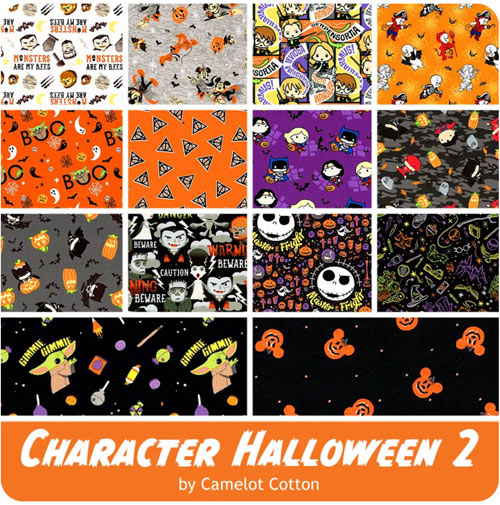 Oh! My gourd! The New 2024 Halloween Quilt Fabric is Fangtastic!