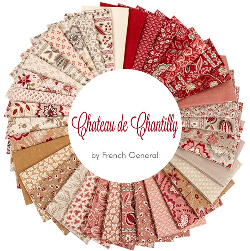 Chateau de Chantilly fabric collection by French General for Moda
