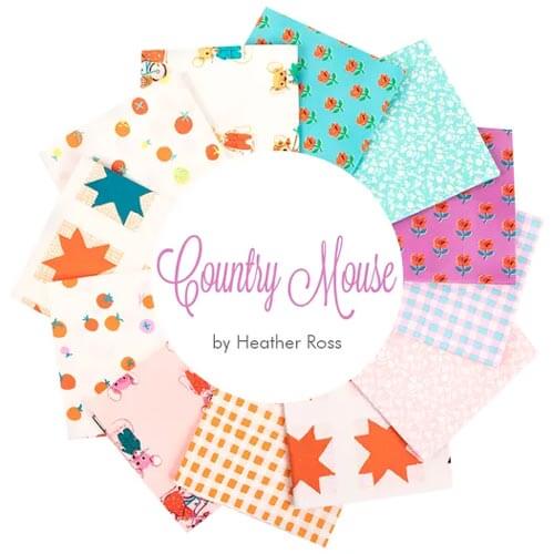 Country Mouse fabric collection by Heather Ross for Windham