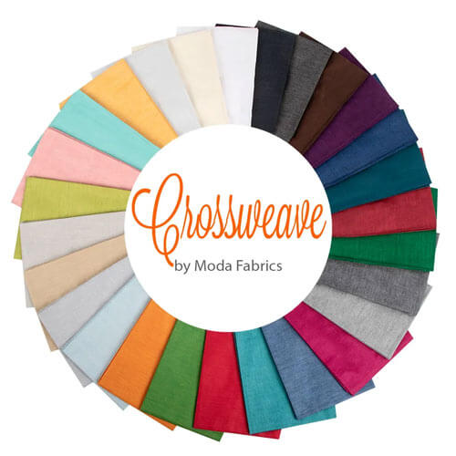 Crossweave fabric collection by Moda