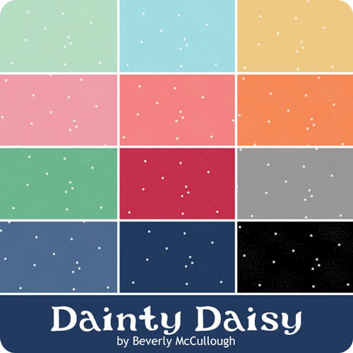 Dainty Daisy fabric collection by Beverly McCullough for Riley Blake