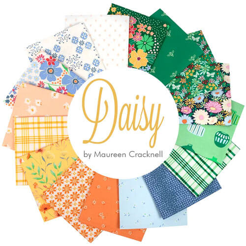 Daisy fabric collection by Maureen Cracknell for Art Gallery Fabrics
