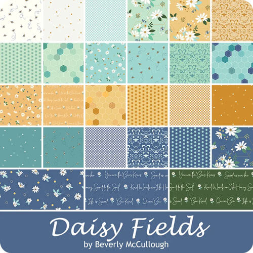 Daisy Fields fabric collection by Beverly McCullough for Riley Blake