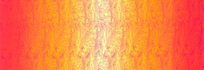 This orange to yellow ombre print 'Little Fluffy Clouds' is called Mango. It also comes in Cloud and Dragonfruit.