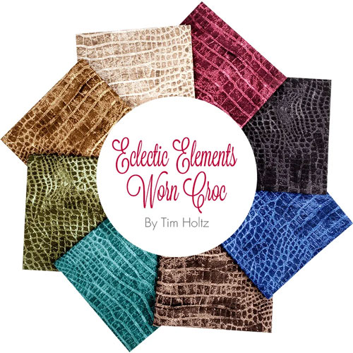 Worn Croc, part of the Eclectic Elements Collection by Tim Holtz