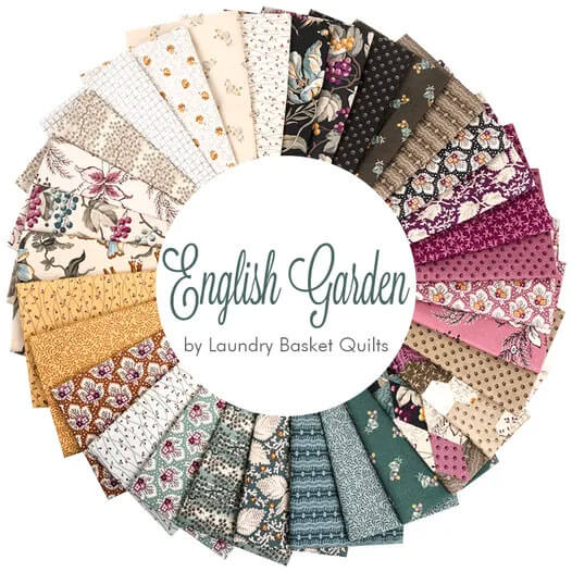 English Garden fabric collection by Laundry Basket Quilts for Andover