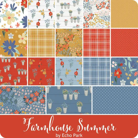Farmhouse Summer fabric collection by Echo Park for Riley Blake